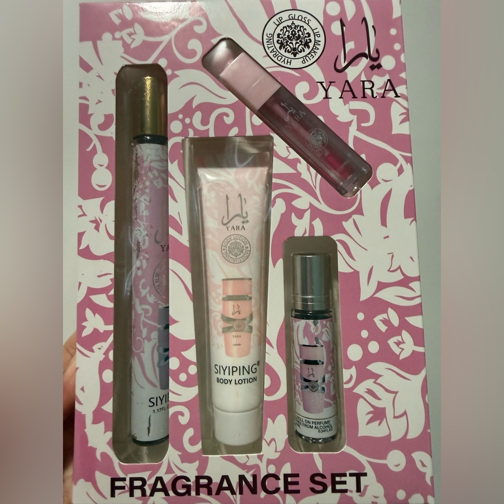 Yara Lipstick and Fragrance Set